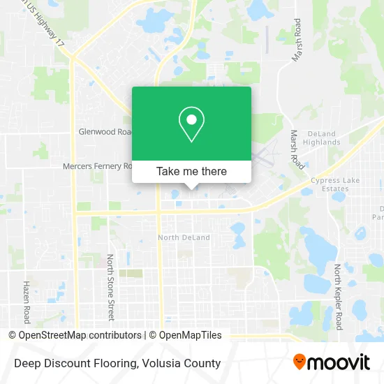 Deep Discount Flooring map
