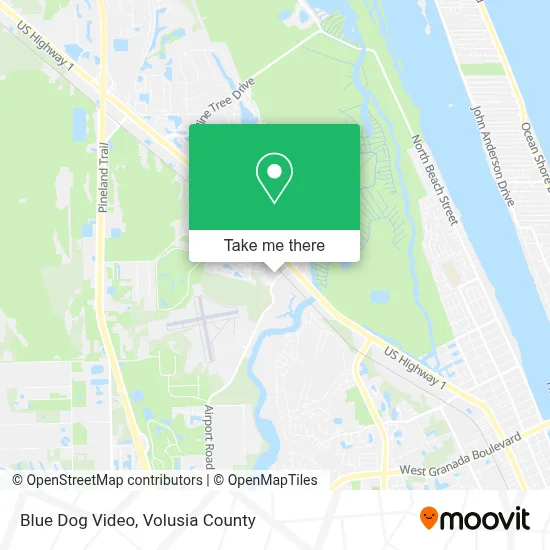 Blue Dog Video map