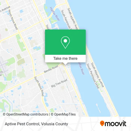 Aptive Pest Control map