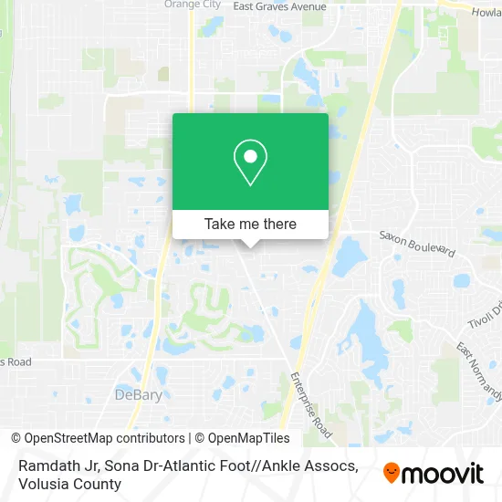 Ramdath Jr, Sona Dr-Atlantic Foot / /Ankle Assocs map