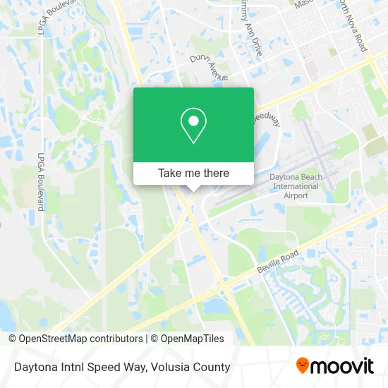 Daytona Intnl Speed Way map