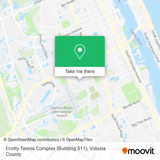 Crotty Tennis Complex (Building 511) map