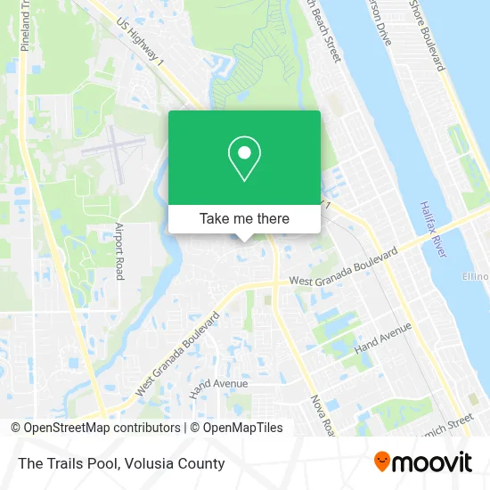 The Trails Pool map