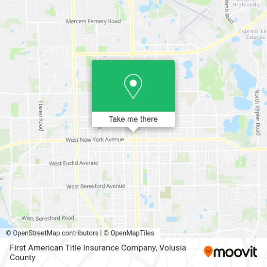 First American Title Insurance Company map