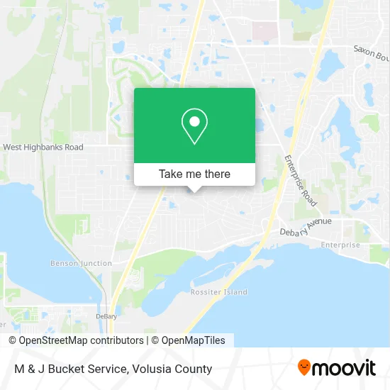 M & J Bucket Service map