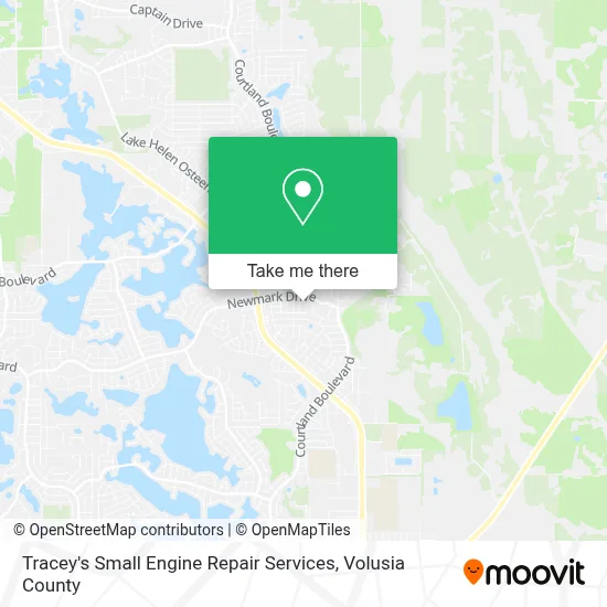 Tracey's Small Engine Repair Services map