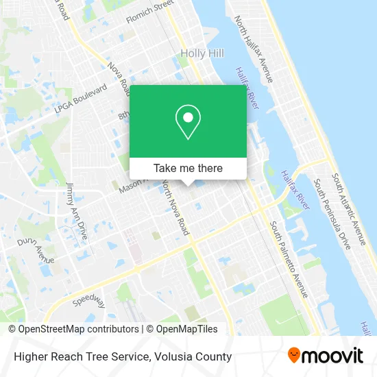 Higher Reach Tree Service map