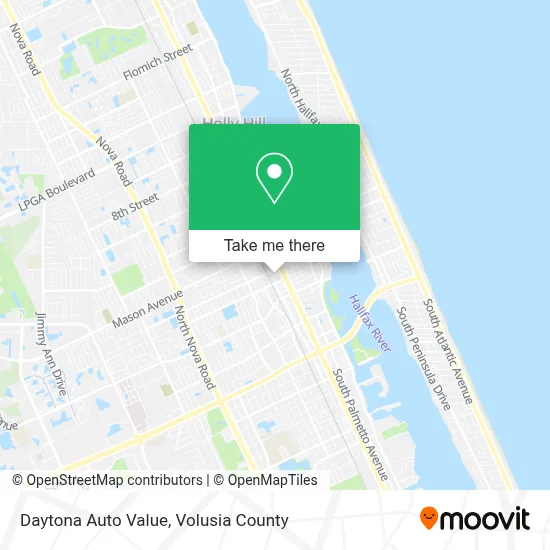 Daytona Auto Value map