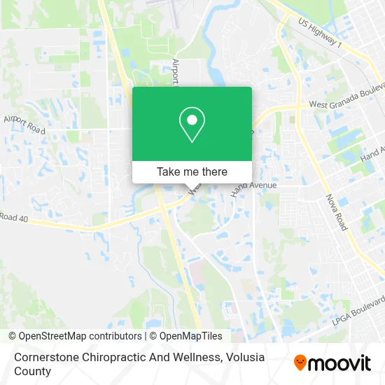 Cornerstone Chiropractic And Wellness map