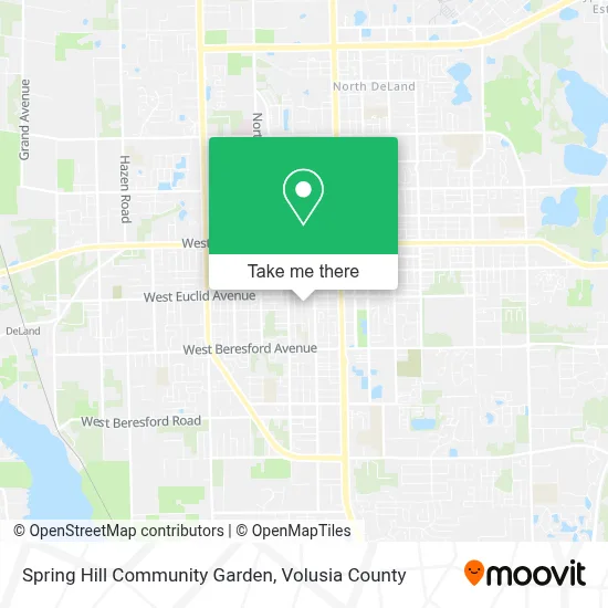 Spring Hill Community Garden map