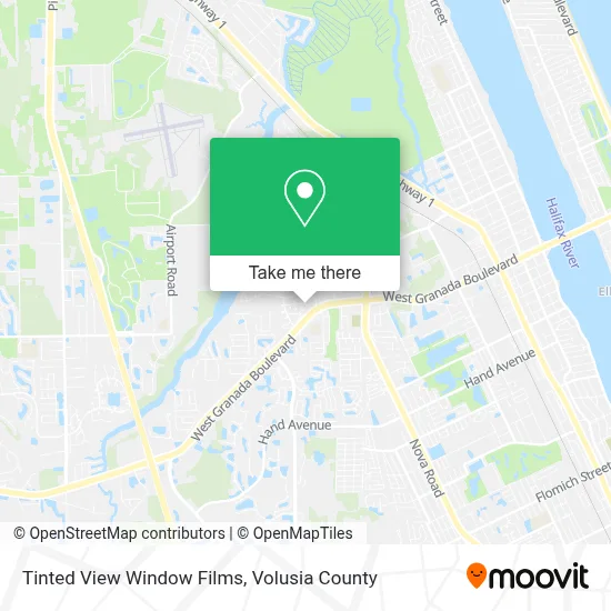 Tinted View Window Films map