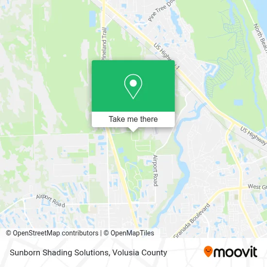 Sunborn Shading Solutions map