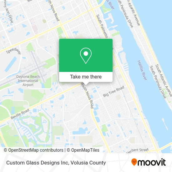 Custom Glass Designs Inc map