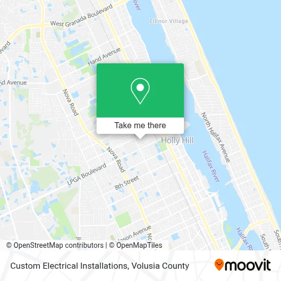 Custom Electrical Installations map