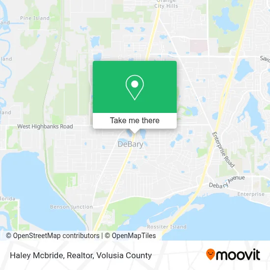 Haley Mcbride, Realtor map
