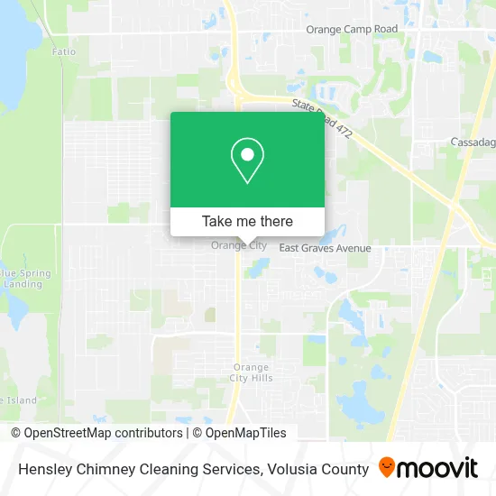 Hensley Chimney Cleaning Services map