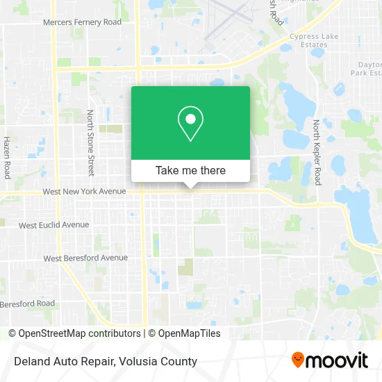 Deland Auto Repair map