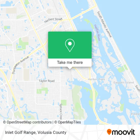 Inlet Golf Range map