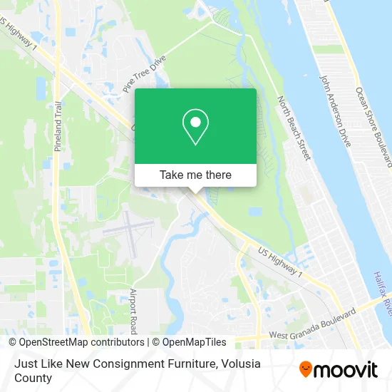 Just Like New Consignment Furniture map