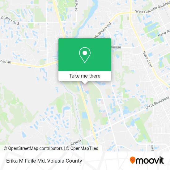 Erika M Faile Md map