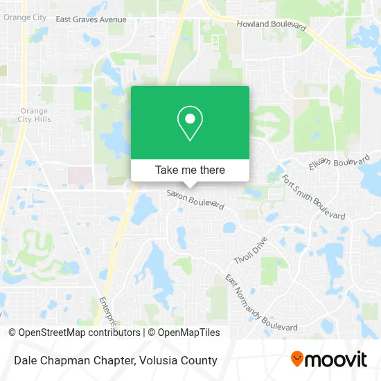 Dale Chapman Chapter map