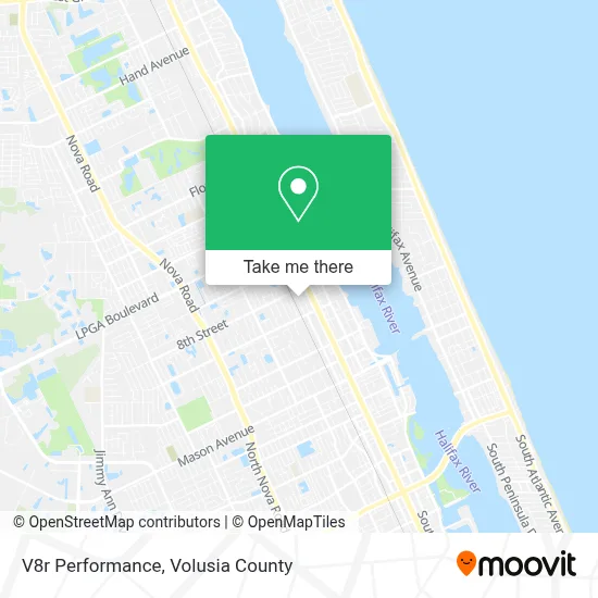 V8r Performance map