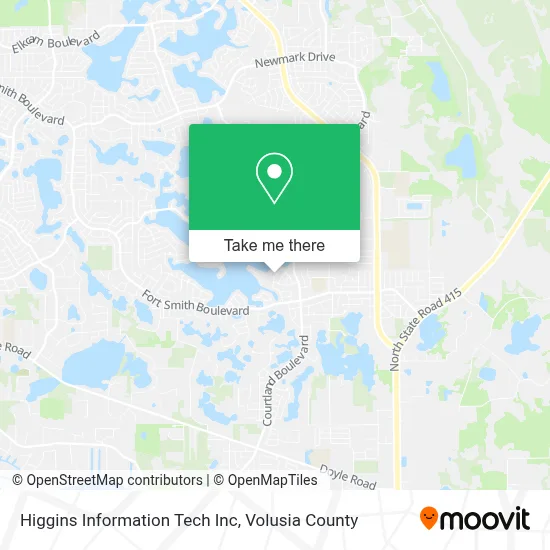 Higgins Information Tech Inc map