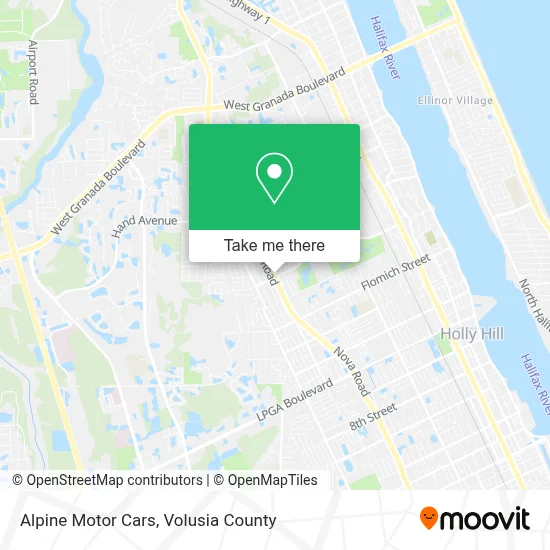 Alpine Motor Cars map