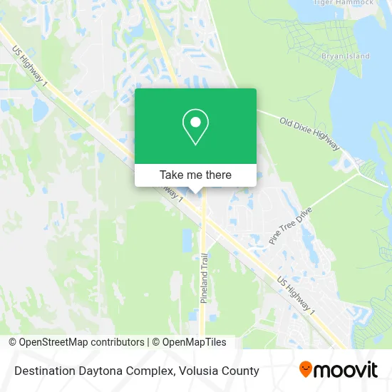 Destination Daytona Complex map