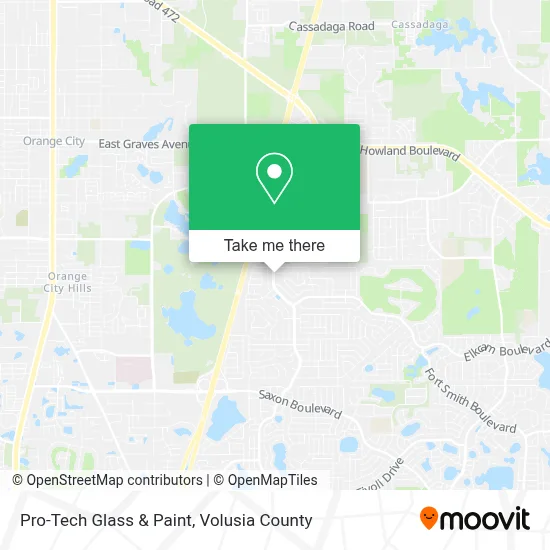 Pro-Tech Glass & Paint map