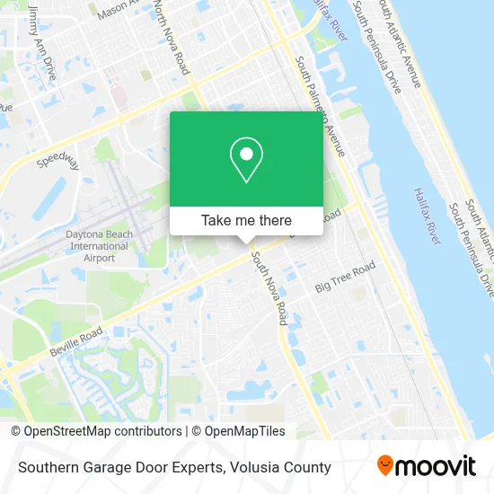 Southern Garage Door Experts map