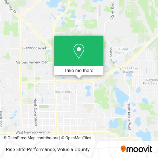 Rise Elite Performance map