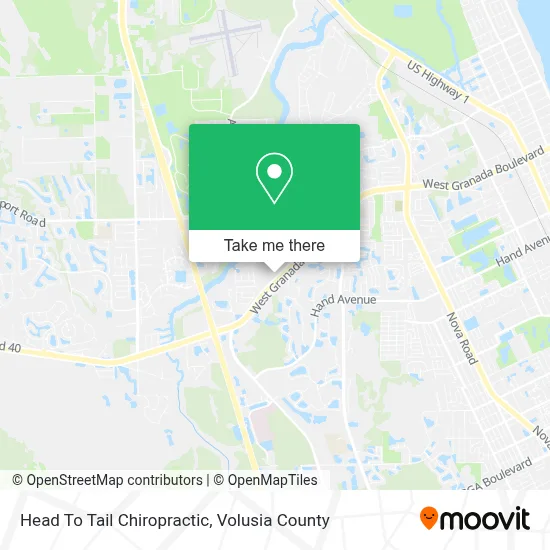 Head To Tail Chiropractic map