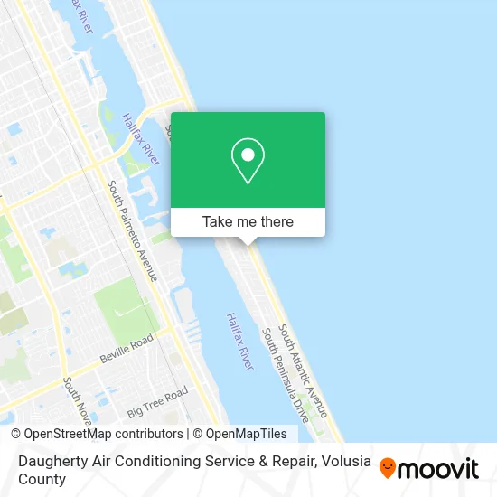 Daugherty Air Conditioning Service & Repair map