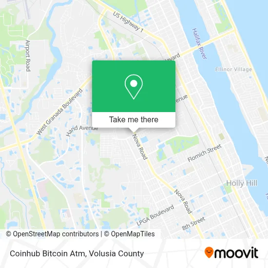 Coinhub Bitcoin Atm map