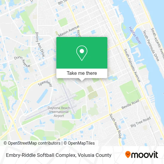 Embry-Riddle Softball Complex map