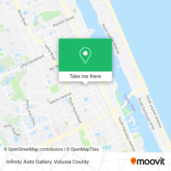 Infinity Auto Gallery map