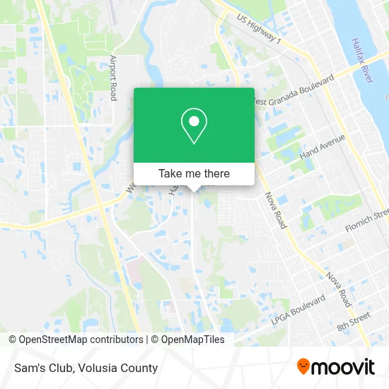 Sam's Club map