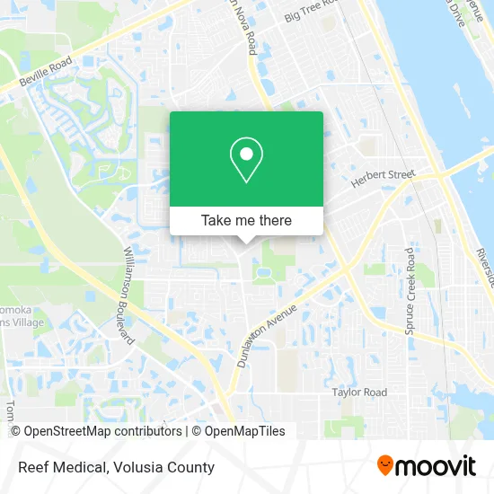 Reef Medical map