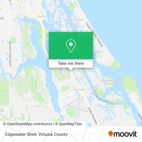 Edgewater Shell map