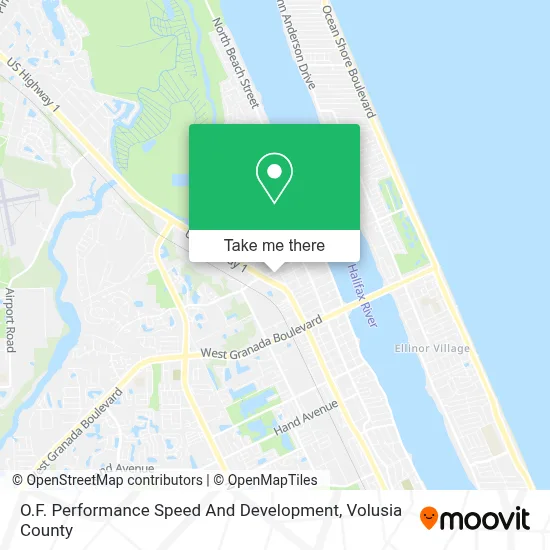 O.F. Performance Speed And Development map