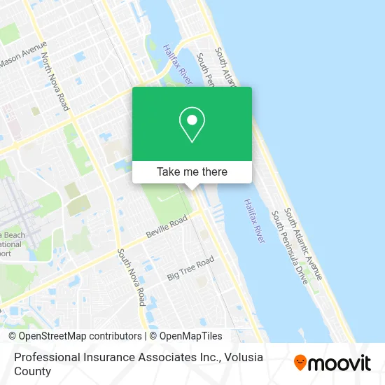 Professional Insurance Associates Inc. map