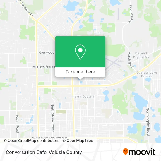 Conversation Cafe map