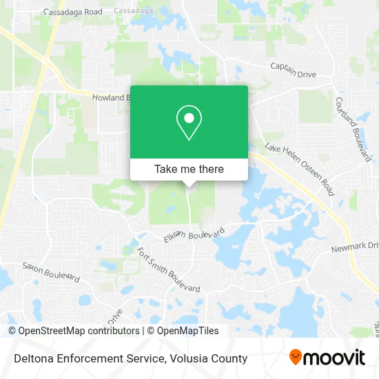 Deltona Enforcement Service map