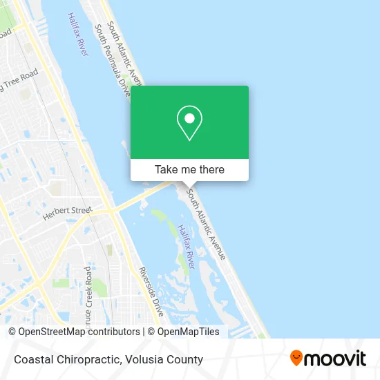 Coastal Chiropractic map