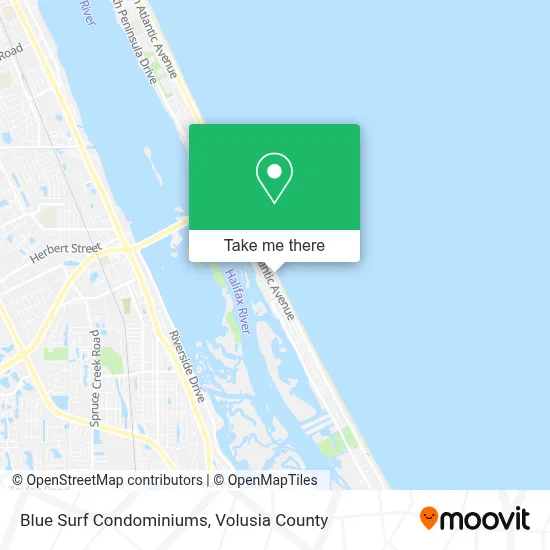 Blue Surf Condominiums map