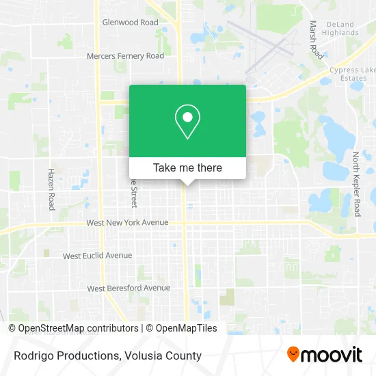 Rodrigo Productions map