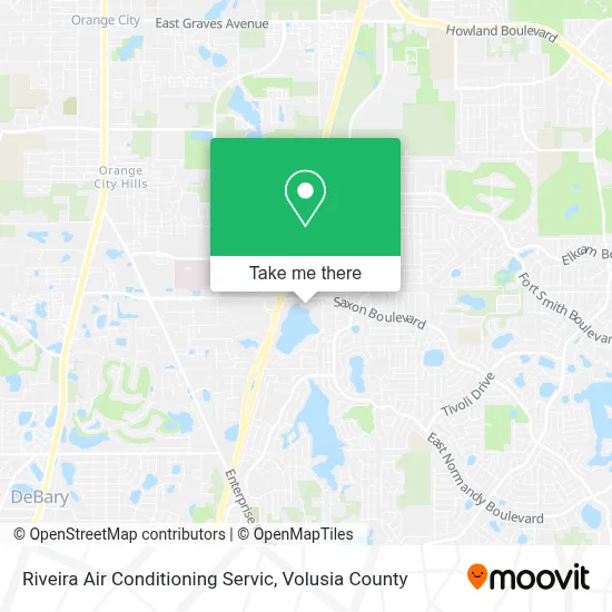 Riveira Air Conditioning Servic map
