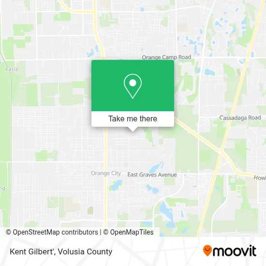 Kent Gilbert' map