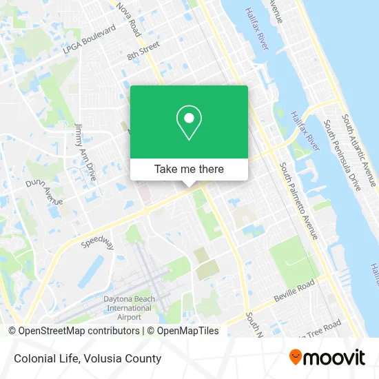 Colonial Life map